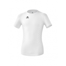 Erima Functional Underwear Short Sleeve Shirt Athletic Round Neck Seamless White Men